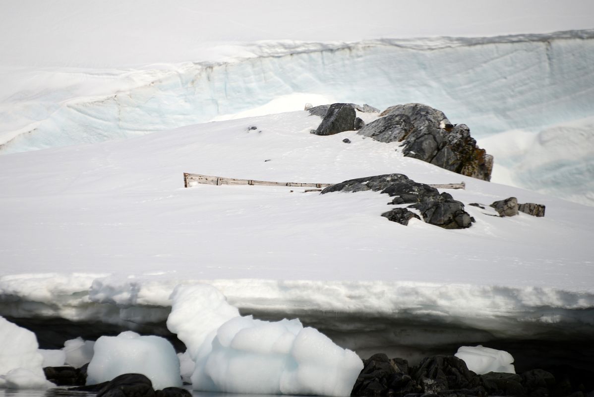 16C Remains Of An Old Boat On The Southern Shore Of Cuverville Island From Zodiac On Quark Expeditions Antarctica Cruise